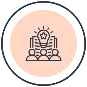 Academically rigorous curriculum icon