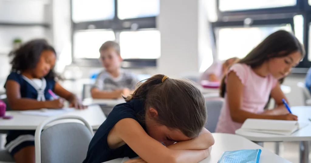 Child struggling at school